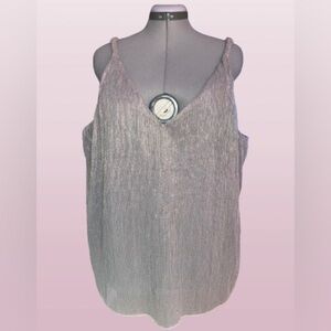 Rye Grass “silver shimmer” camisole, sz Lg(fits like an xl).